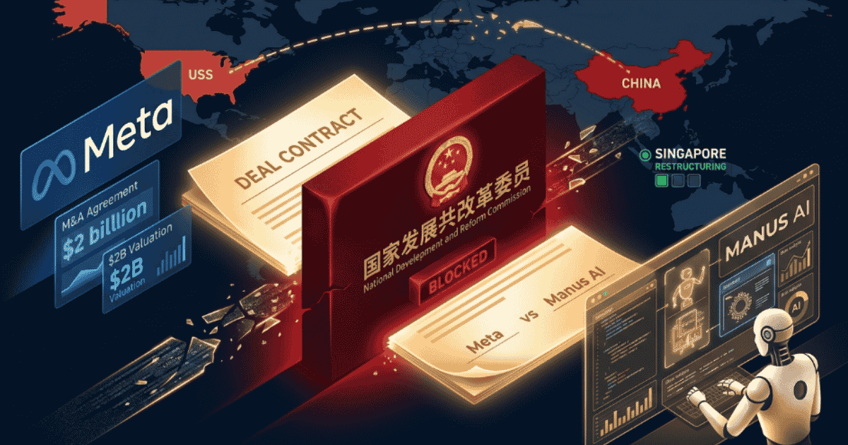 China Blocks Meta's $2B Manus AI Deal Explained | AI Nexus World