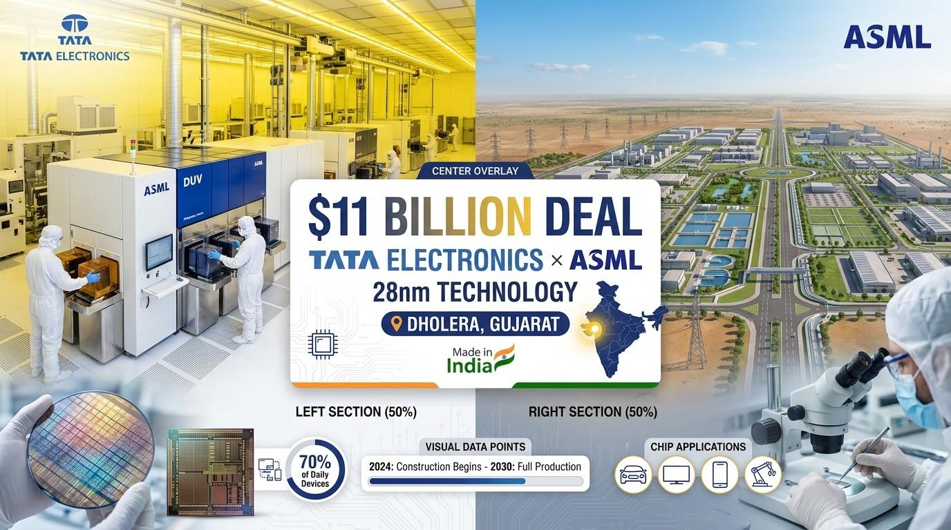 ASML-Tata Electronics Semiconductor Fab: Can India Join the Chip Race?