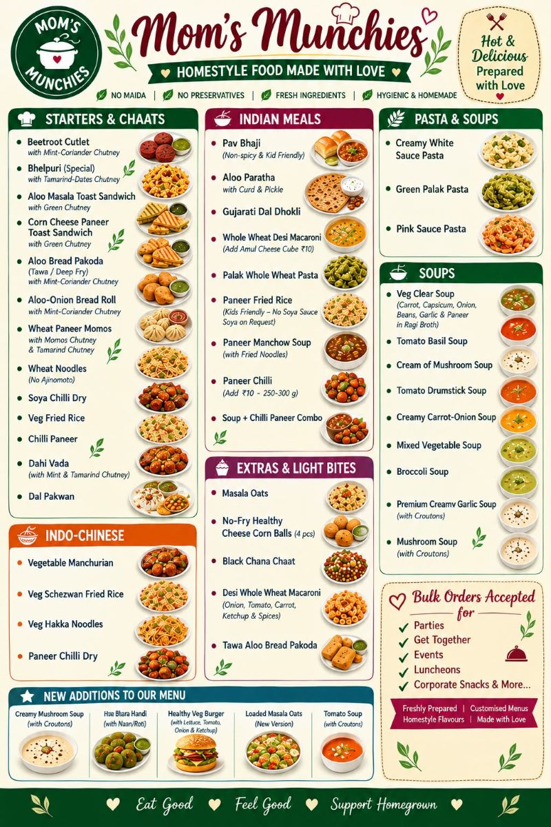 Menu page 1