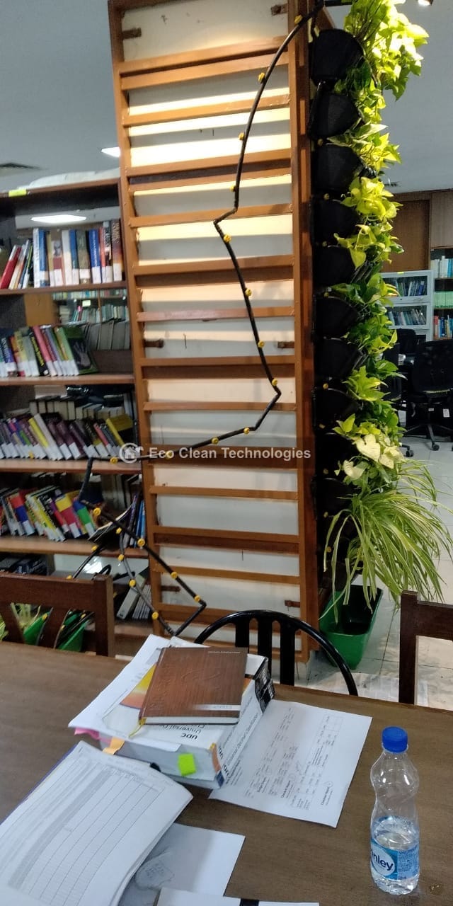 Installing vertical garden panels