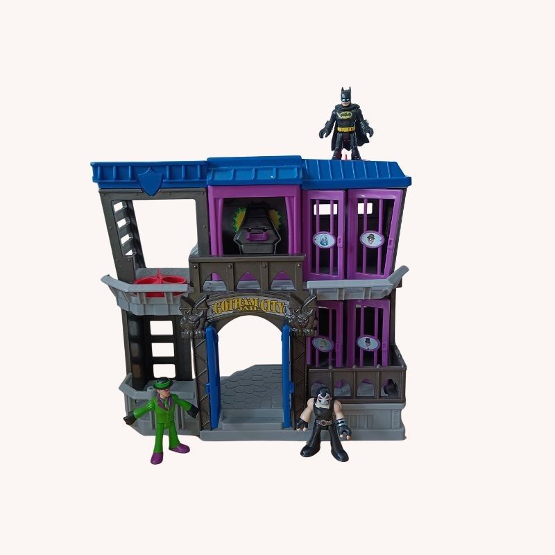  Fisher-Price Imaginext DC Super Friends Gotham City Jail – VGC | Batman Playset for Kids - Image 1
