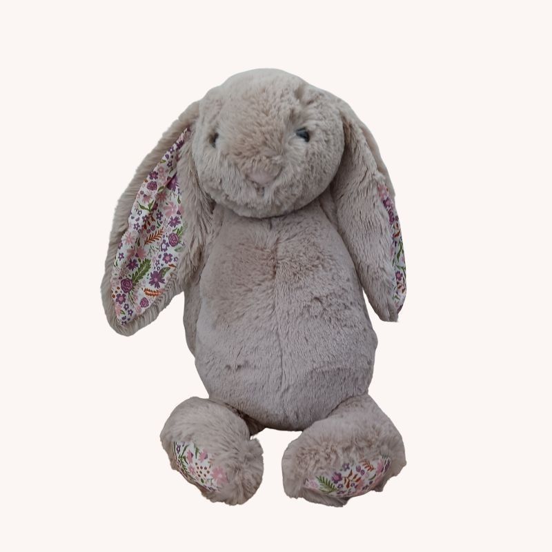 Jellycat Blossom Bunny – Beige Petal | NEW with Tag | Medium Soft Toy Gift - Image 1
