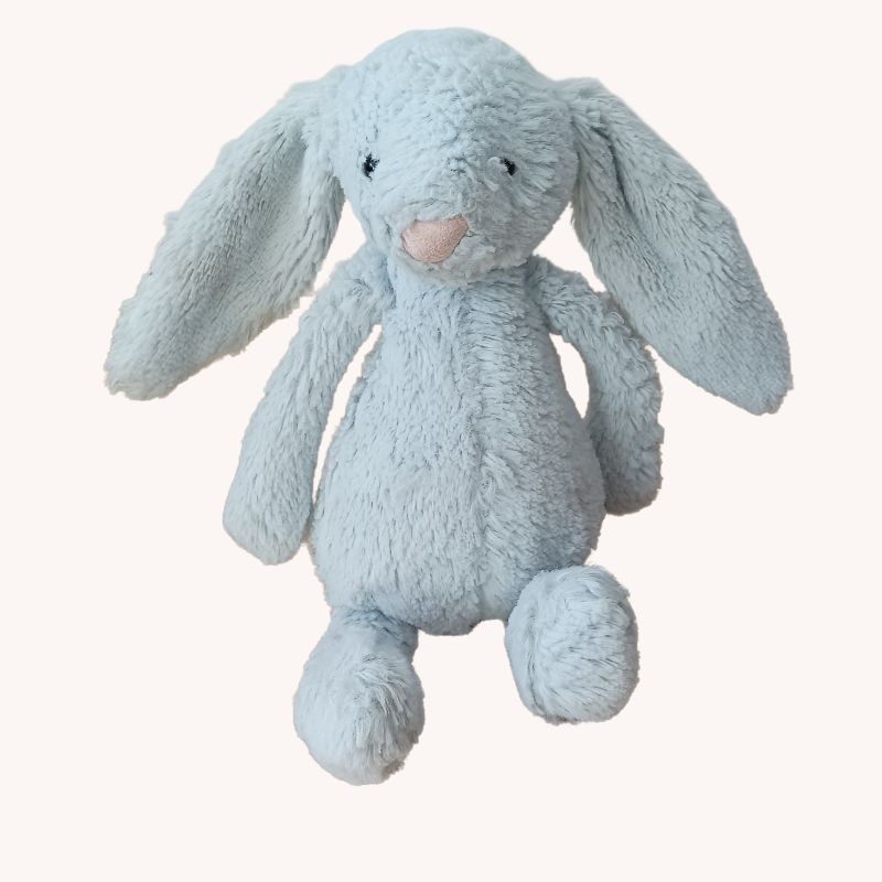 Jellycat Bashful Bunny Small – Blue – Very Good Condition            - Image 1