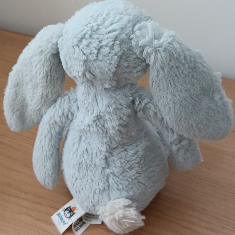 Jellycat Bashful Bunny Small – Blue – Very Good Condition            - Image 2