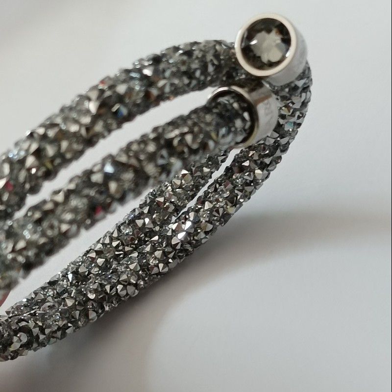 Swarovski Women's Crystaldust Double Bangle – Very Good Condition - Image 2