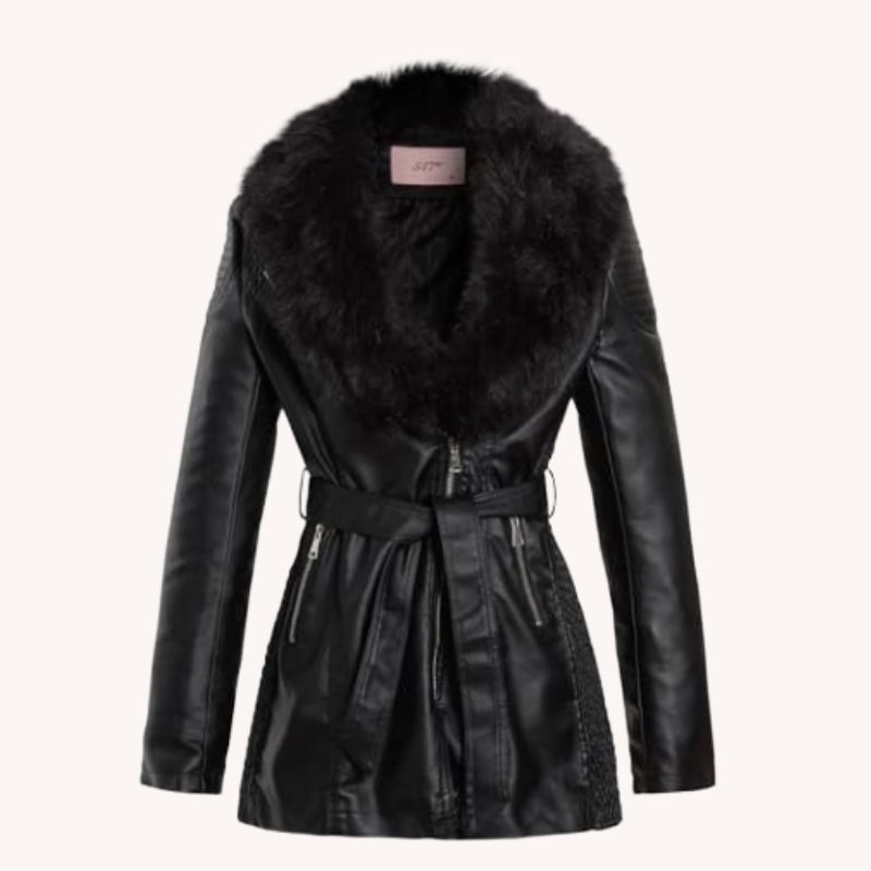 GUESS Black Faux Leather & Suede Jacket – Size S/CH/P – VGC            - Image 1