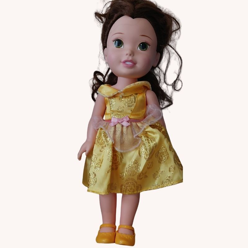 Disney Princess Belle Toddler Doll – Classic Yellow Gown – 15”    