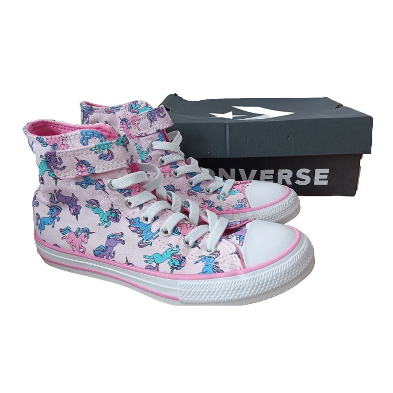Converse Girls' Chuck Taylor All Star Unicorn Hi Top Sneakers UK2.5 โ NEW in Box