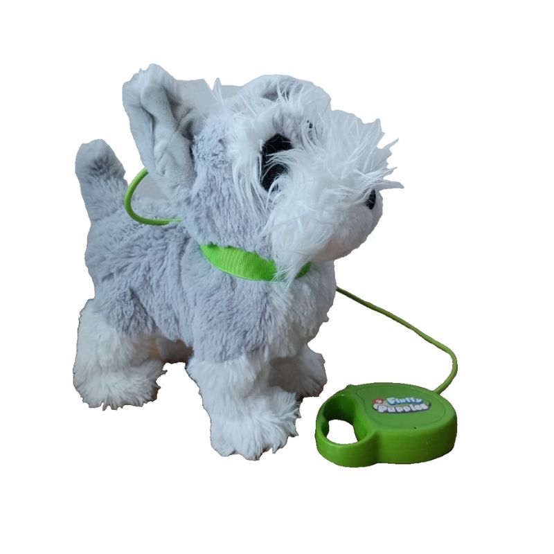 Fluffy Puppies Walking Puppy Schnauzer Toy Working and Very Good Used Condition