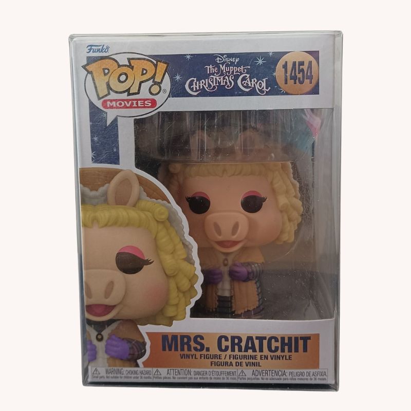 Funko POP! Disney The Muppet Christmas Carol – Miss Piggy as Mrs. Cratchit + Protector 1454 | New  - Image 2