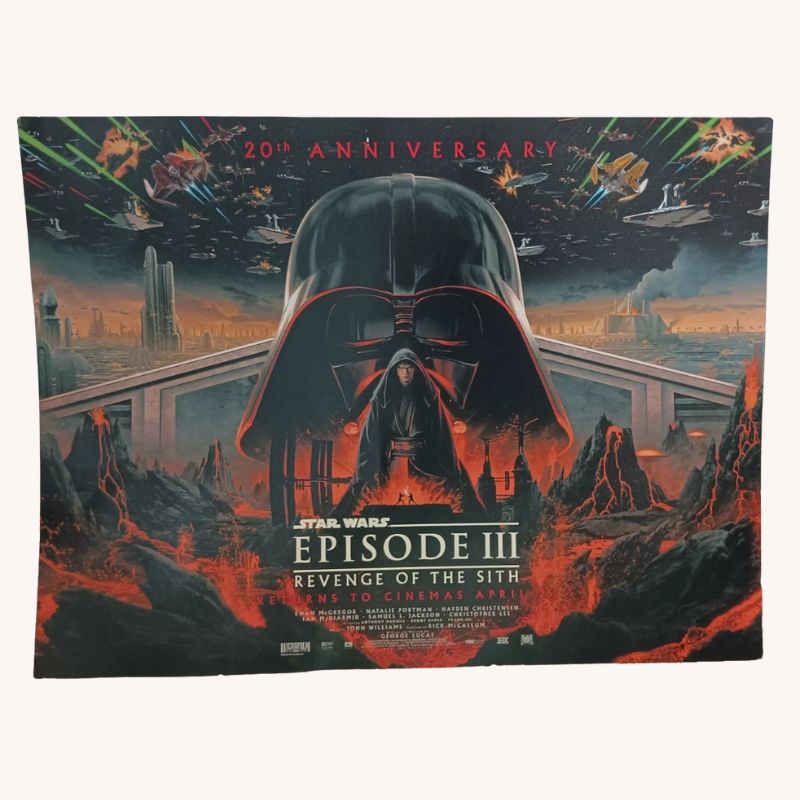 Star Wars Revenge of the Sith 20th Anniversary Poster β Anakin β 12"x14"