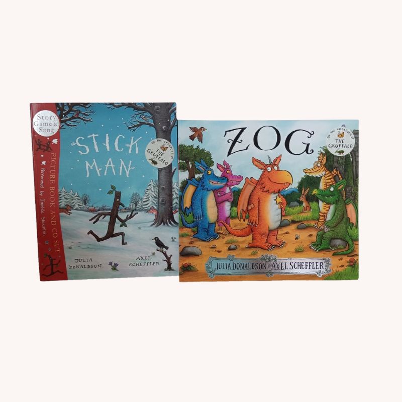 Stick Man & Zog Paperbacks by Julia Donaldson & Axel Scheffler VGC