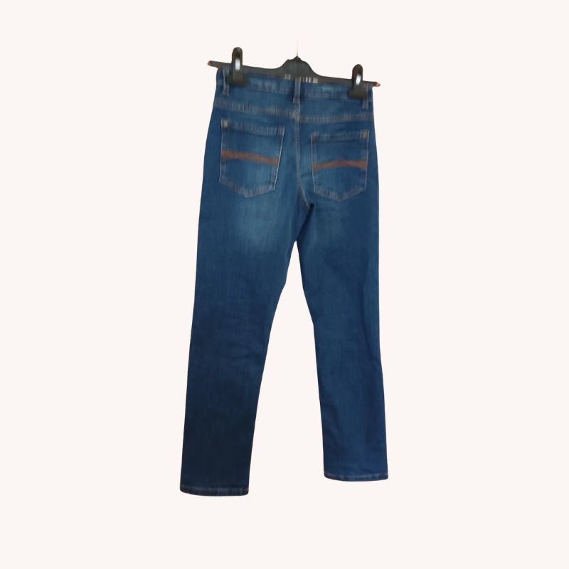 Next Regular Fit Blue Jeans – Age 10 Years | Height 140cm | Waist 64cm – EUC - Image 2