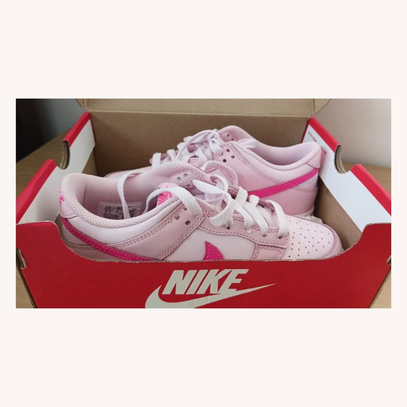 Nike Dunk Low Triple Pink – Women’s Size UK 4 – DH9765-600 – Brand New with Box - Image 3