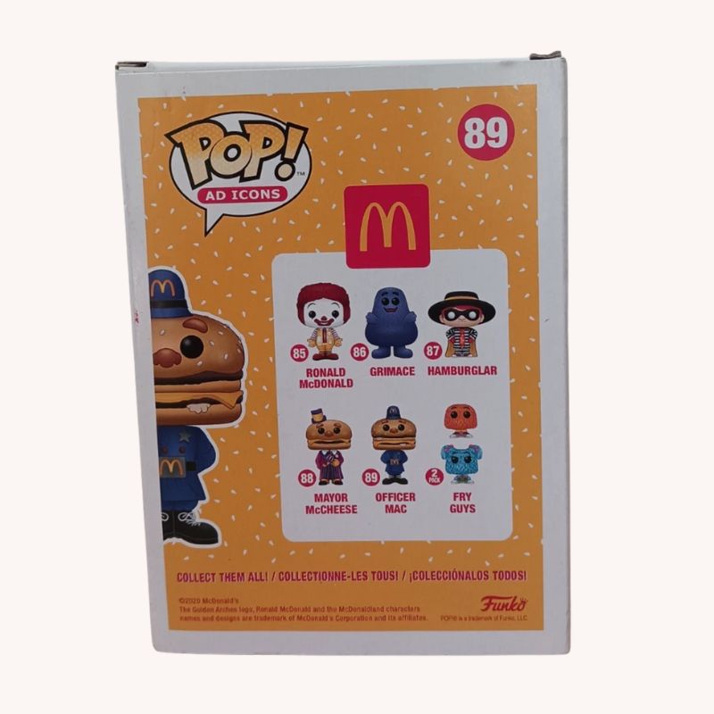 Funko Pop! Ad Icons: McDonald's – Officer Big Mac #89 – NEW - Image 1