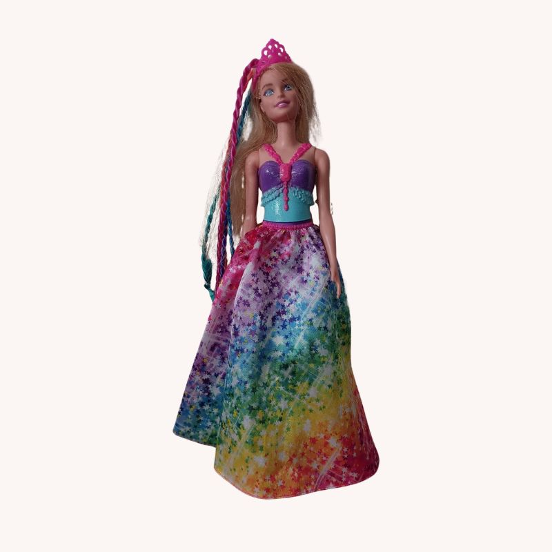 Barbie Rainbow Hair dreamtopia Doll In Very Good Condition
