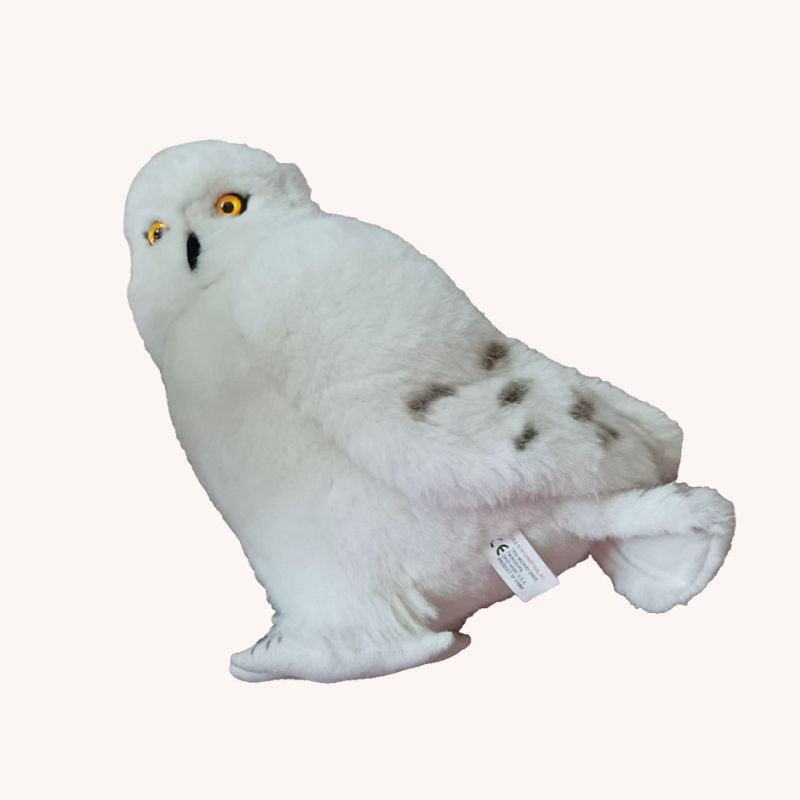 K&M International Snowy Owl plush, medium size, very good clean condition - Image 2
