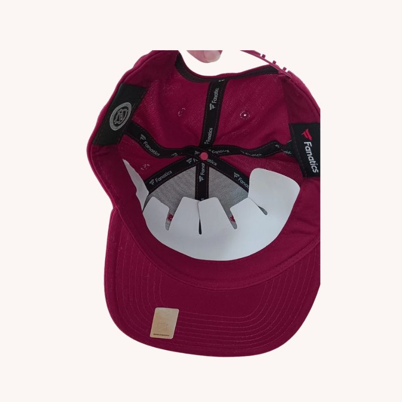 Arizona Coyotes Fanatics Depth Emblem Snapback Adjustable Hat – Garnet- Unused - Image 2