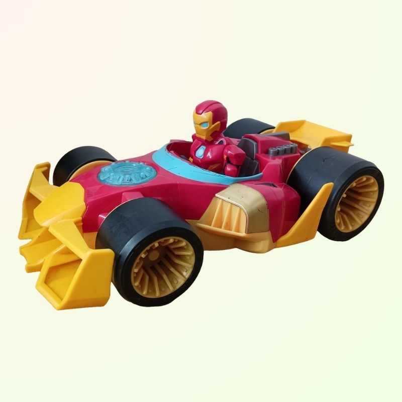 Hasbro UK Super Hero Iron Man Deluxe Vehicle- Very Good Condition - Image 1