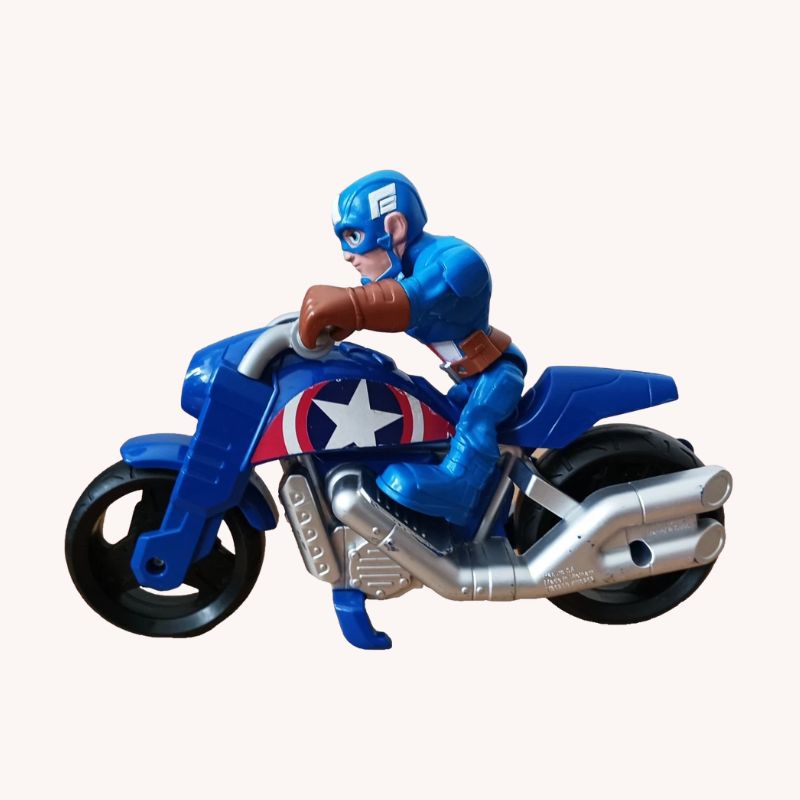 Marvel Avengers Kids Mega Mighties Super Hero Adventures – Captain America -VGC - Image 1