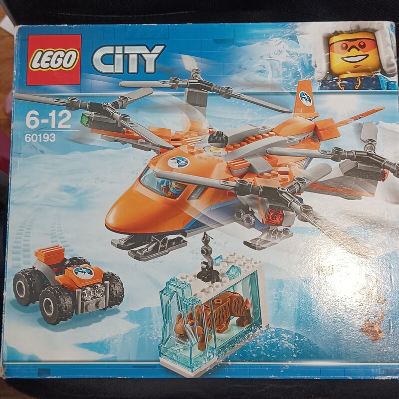 LEGO City Arctic Air Transport 60193 | Used VGUC | Helicopter & Mammoth Set - Image 2