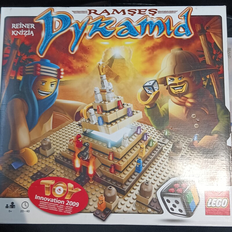 LEGO Ramses Pyramid Game | Used VGUC | Strategy Dice Board Game | Set 3843 - Image 2