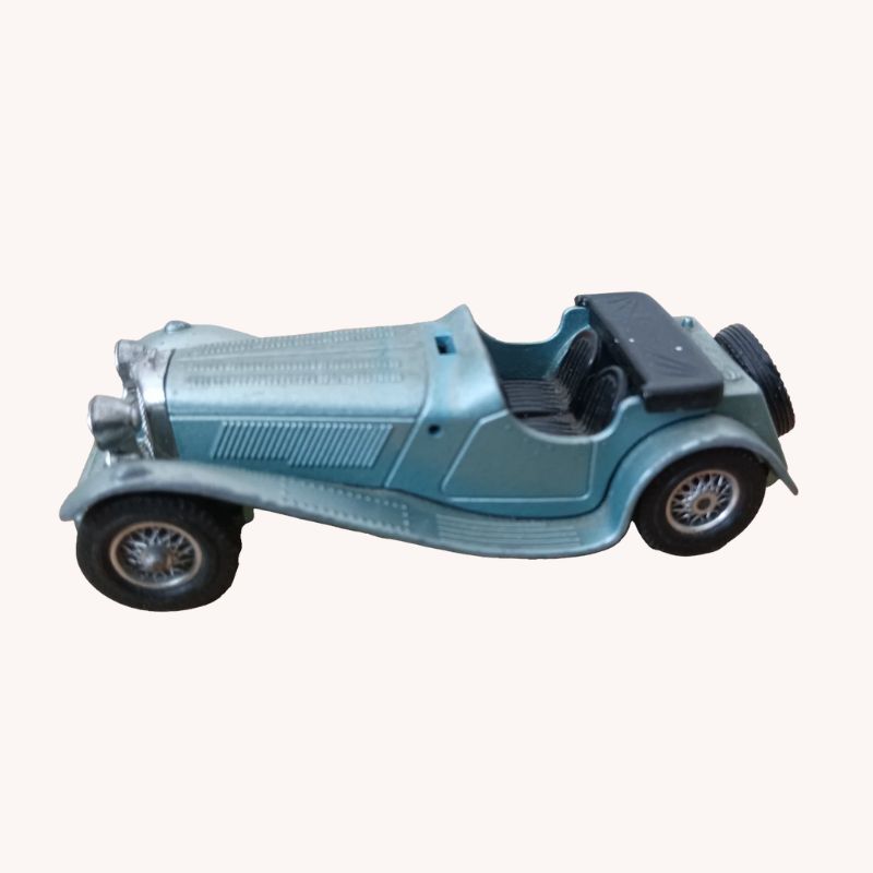 Matchbox Y-1 Models of Yesteryear 1936 Blue SS 100 Jaguar Diecast Model Car-VGUC - Image 2
