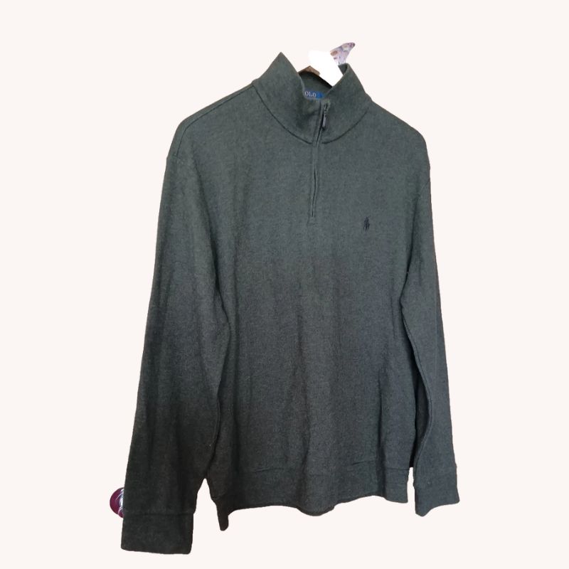 Polo Ralph Lauren Sweater – Size L Dark Grey – Very Good Condition - Image 2