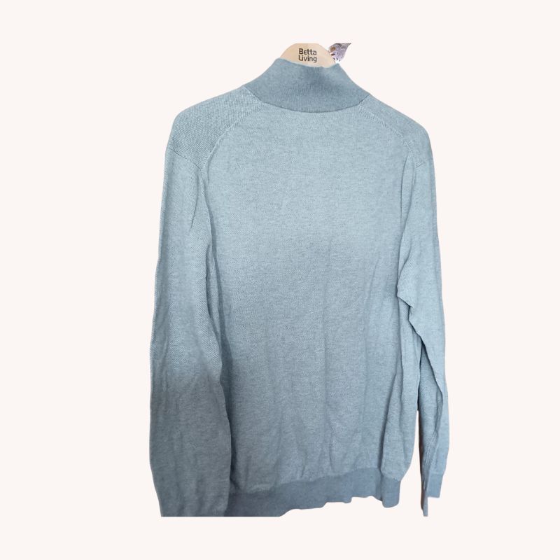 Polo Ralph Lauren Half-Zip Sweater – Size XL – Grey, Good Condition - Image 3