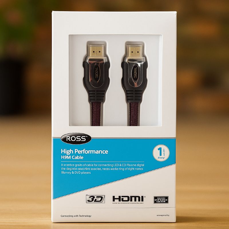 Ross HPHDMI3-RS HDMI Cable 3M | High Performance | High Speed | NEW   - Image 3