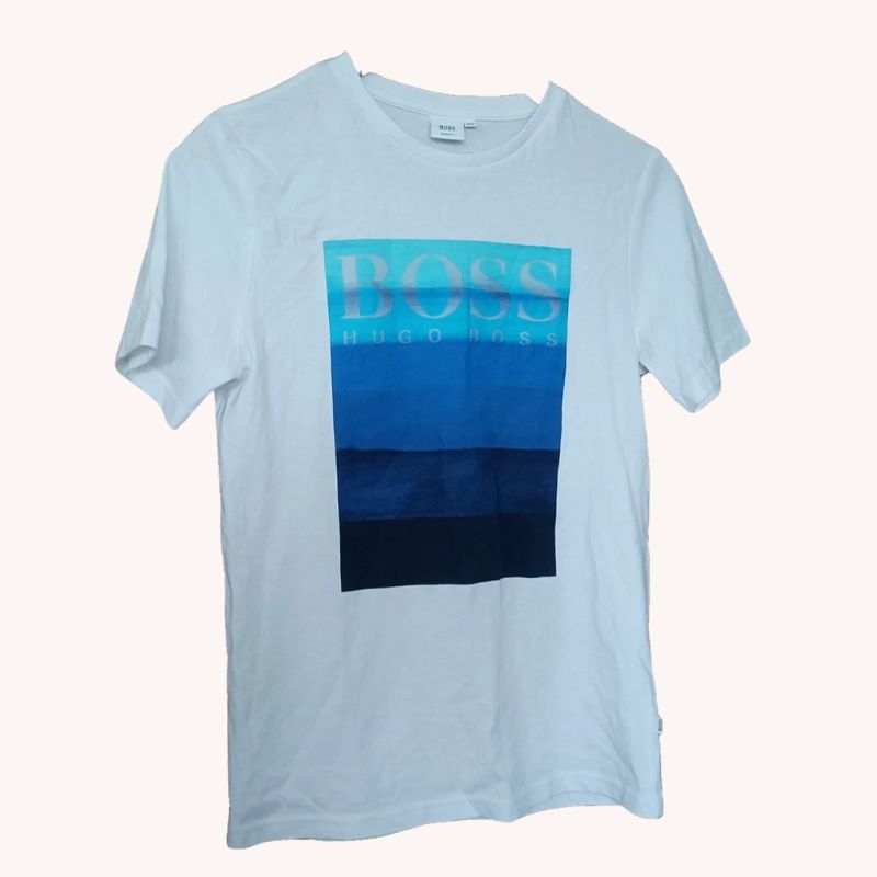 Hugo Boss T-Shirt – White – Size 14-S Slim Fit – Very Good Condition - Image 2