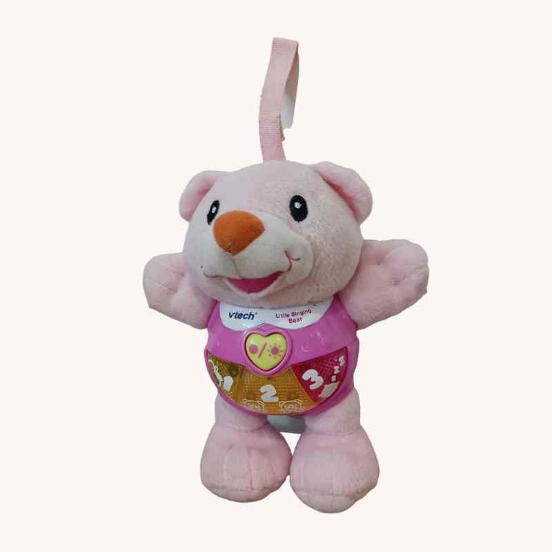 VTech Little Singing Bear – Pink – Interactive Baby Toy – VGC - Image 2