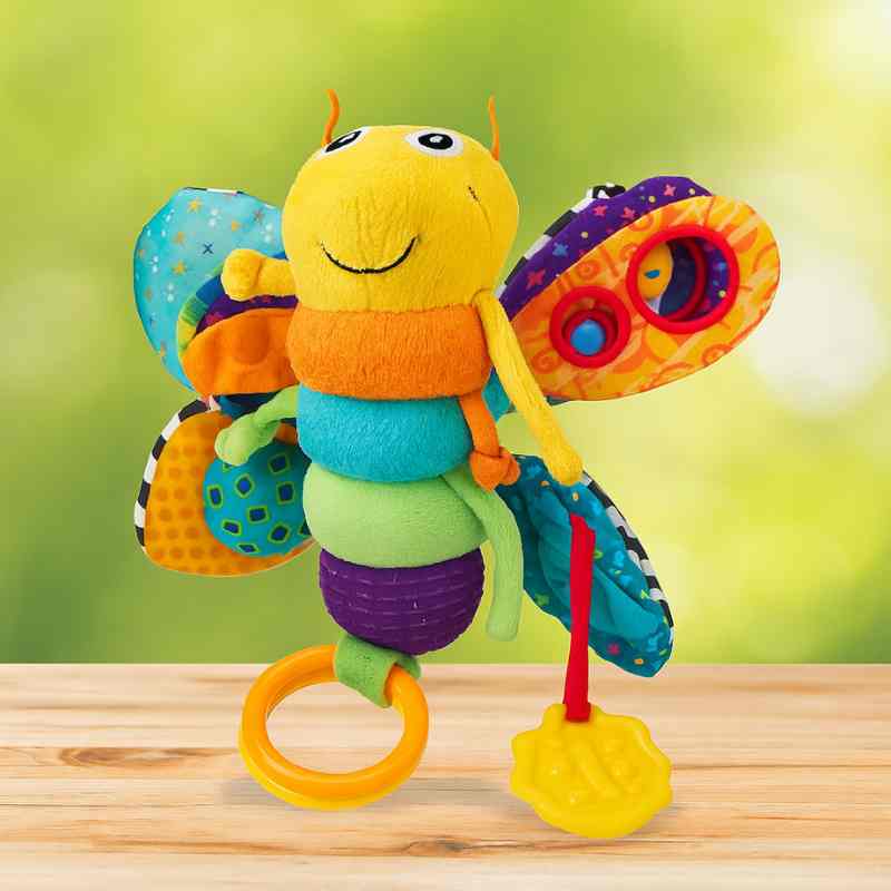 Lamaze Freddie The Firefly – Clip-On Pram & Pushchair Baby Toy – GUC