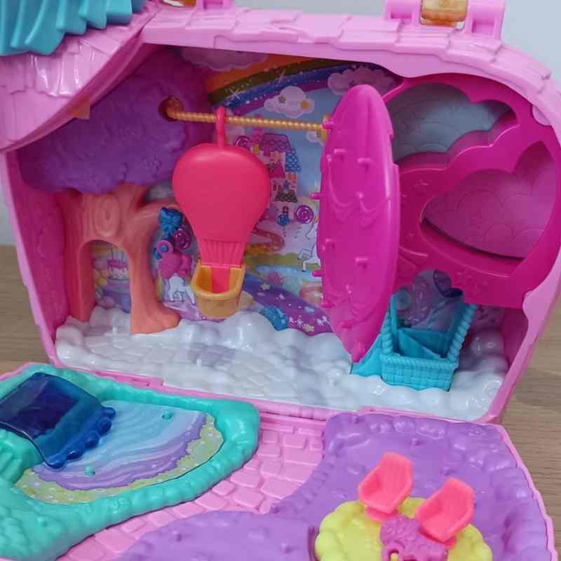Mattel Polly Pocket Unicorn -Partyland Playset – VGUC - Image 4