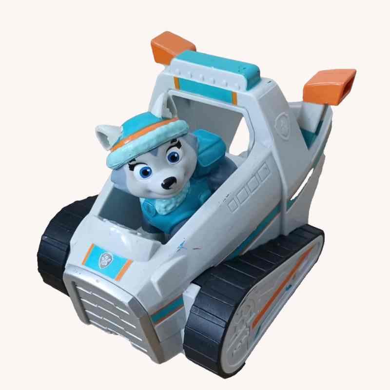 PAW Patrol Everest’s Snow Plow Vehicle with Collectible Figure – VGC - Image 2
