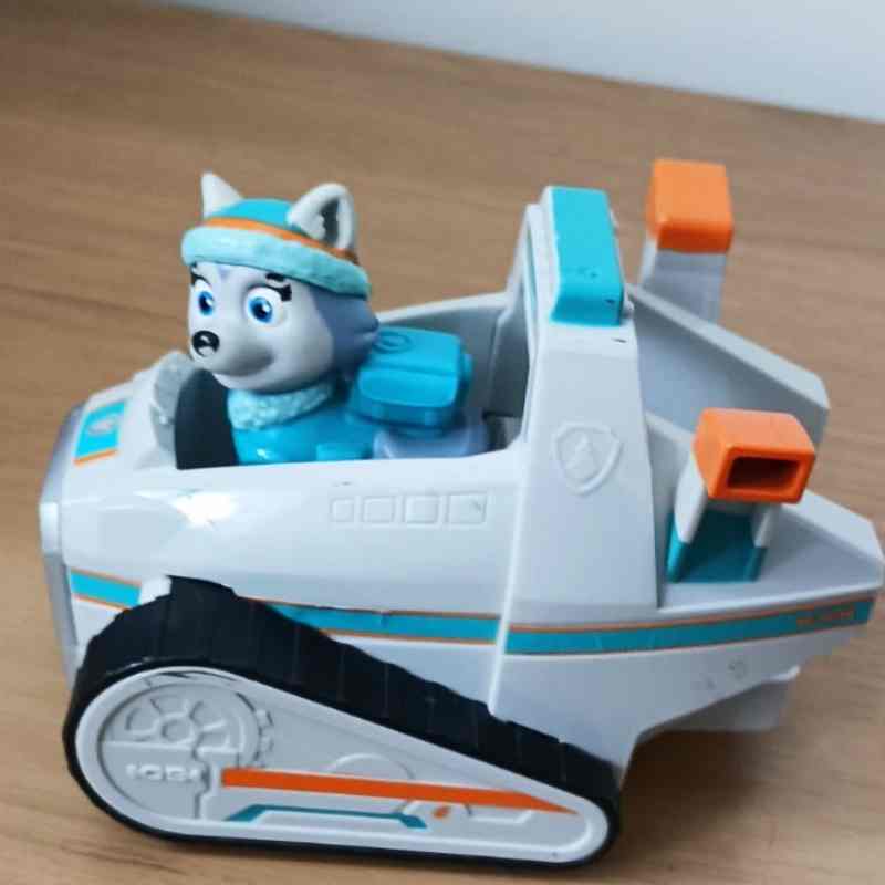 PAW Patrol Everest’s Snow Plow Vehicle with Collectible Figure – VGC - Image 3
