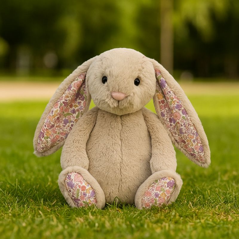 Jellycat Bashful Bunny – Medium Plush Soft Toy | VGUC | Classic Cuddly Comfort Bunny 