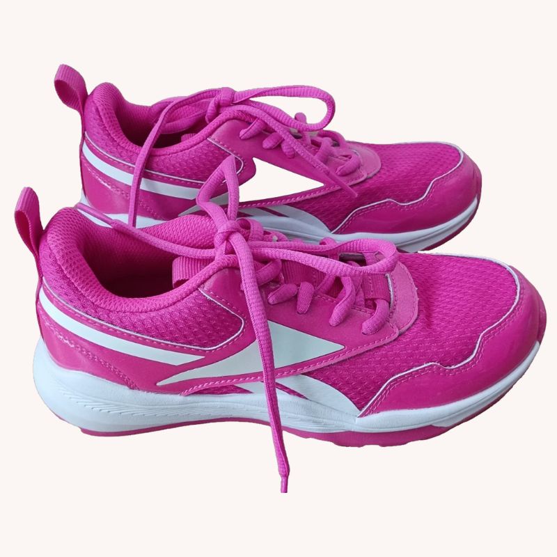 Reebok XT Sprinter 2.0 Kids Running Shoes Pink UK 2, EUC, only tried on once - Image 3