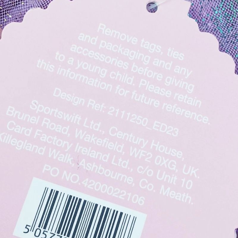 Card Factory Pink Princess Soft Toy – NEW with Tag - Image 3