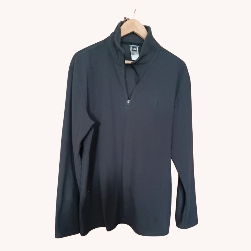 The North Face Black Fleece Jacket – Size L – Very Good Condition - Image 3