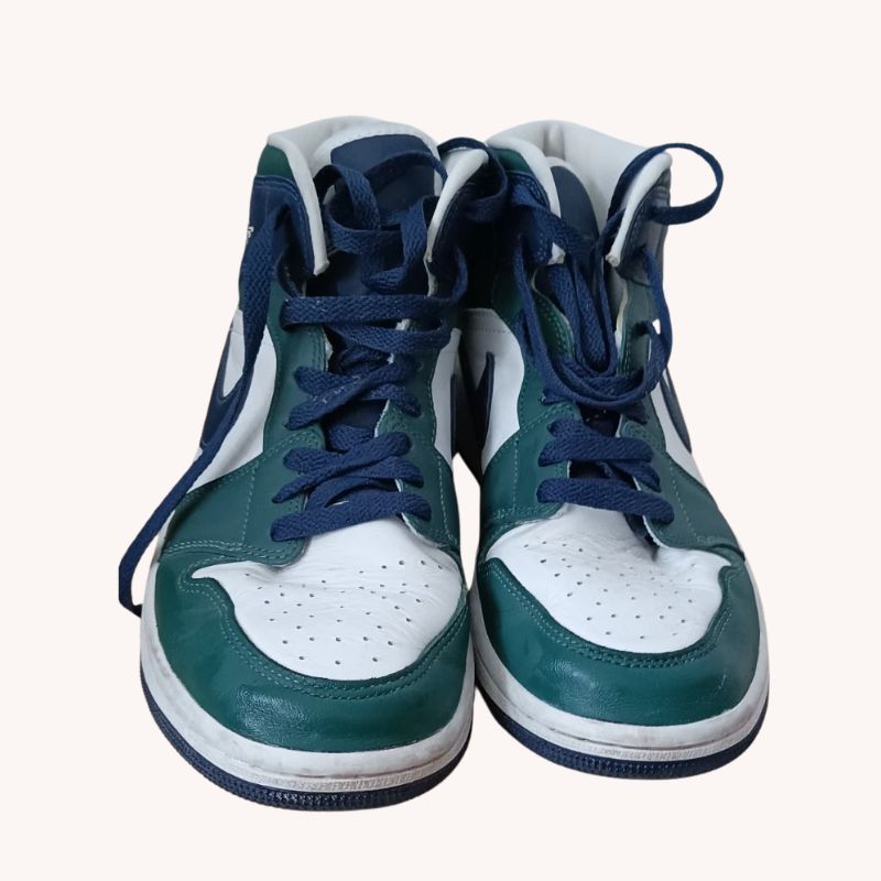 Nike Air Jordan 1 Mid SE WMNS Noble Green DZ5326-300 Size 10 US / 7.5 UK VGC - Image 3