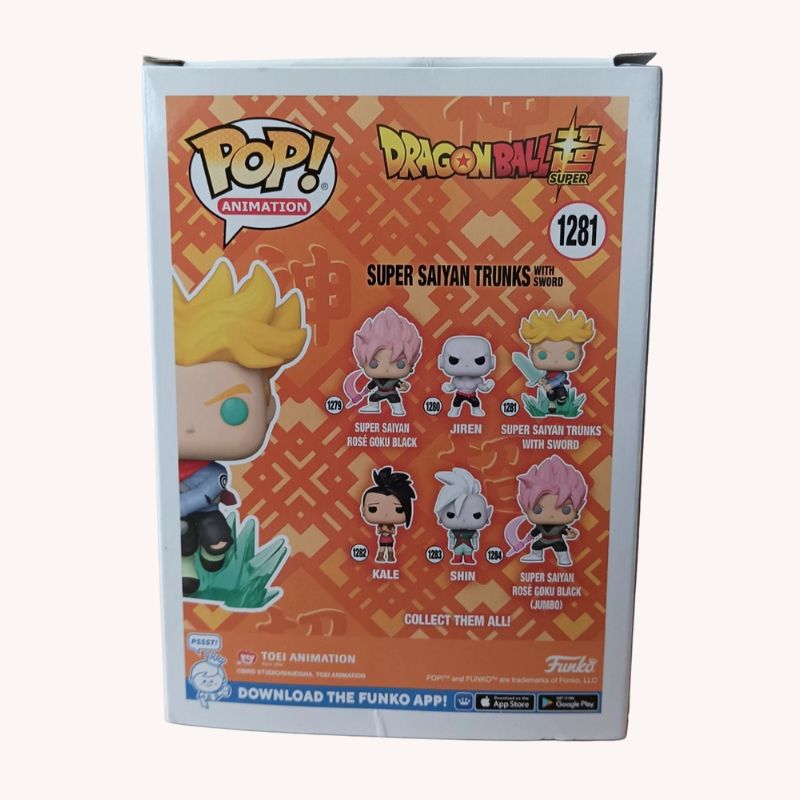 Funko Pop! Animation: Dragon Ball Super – Super Saiyan Trunks with Sword Vinyl Figure#1004 (NEW) - Image 1