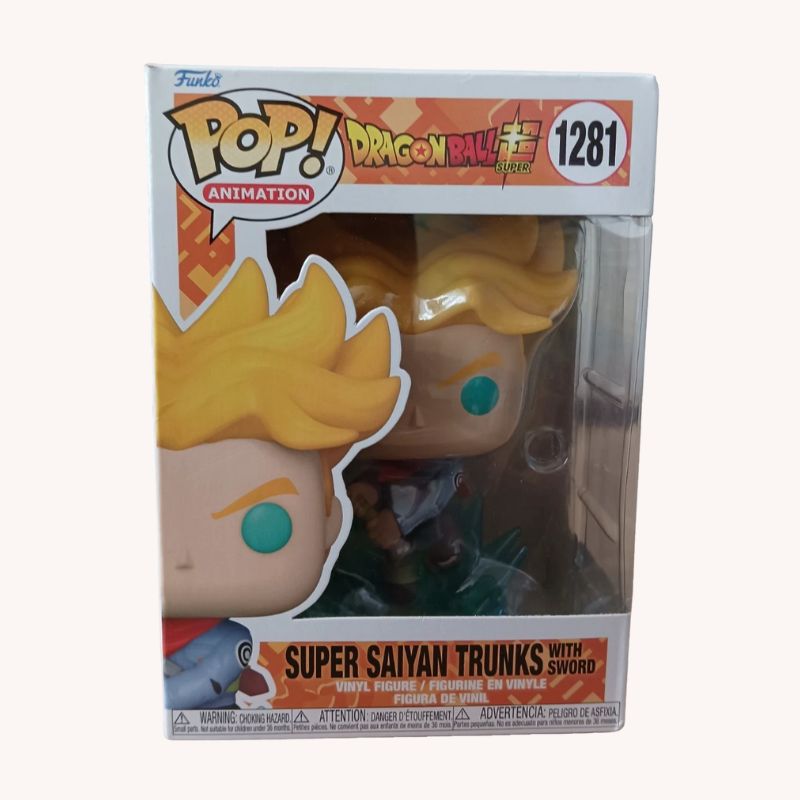 Funko Pop! Animation: Dragon Ball Super – Super Saiyan Trunks with Sword Vinyl Figure#1004 (NEW) - Image 2