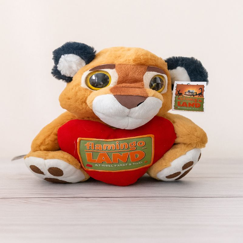 Flamingo Land Lion Soft Toy Plush | Kids Cuddly Animal Toy | New with Tag - Image 1