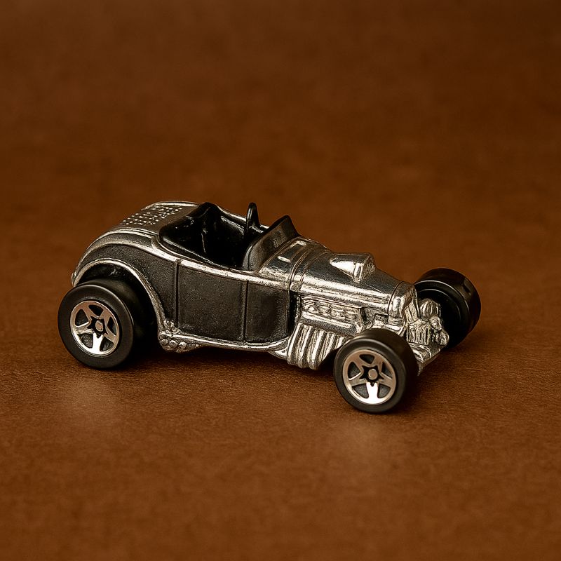 Hot Wheels 2000 First Editions Deuce Roadster Zamac #66 | Loose | VGUC - Image 1