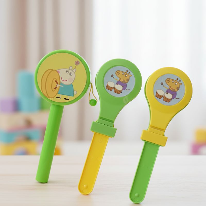 Peppa Pig Musical Band Set – Trumpet, Tambourine, Maracas | VGUC | No Drum - Image 1