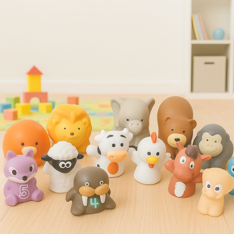 Animal Figure & Finger Puppet Assortment – Zoo, Jungle, Woodland, Farm | VGUC - Image 2