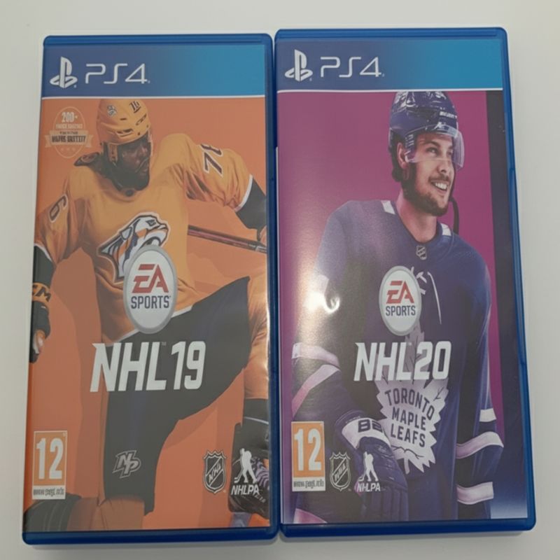PS4 NHL 19 & NHL 20 Sports Video Games | Used VGUC | Ice Hockey - Image 2