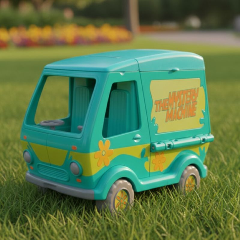 Scooby-Doo Mystery Machine Van Toy | Classic Cartoon Vehicle | VGUC - Image 2