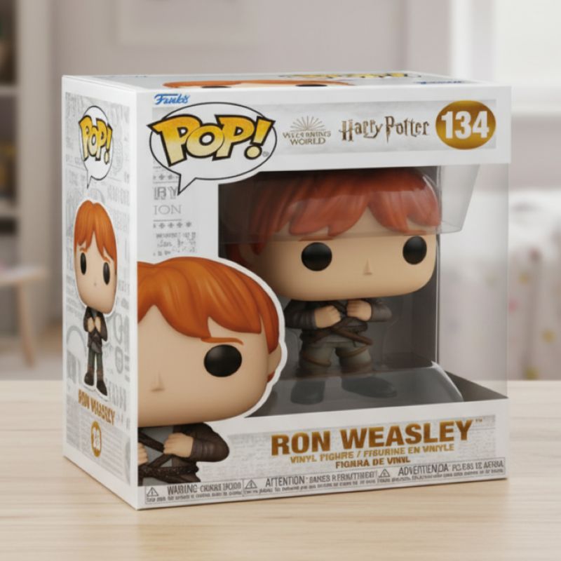 Funko Pop Harry Potter Ron Weasley Vinyl Figure #134 | New Sealed Box - Image 2